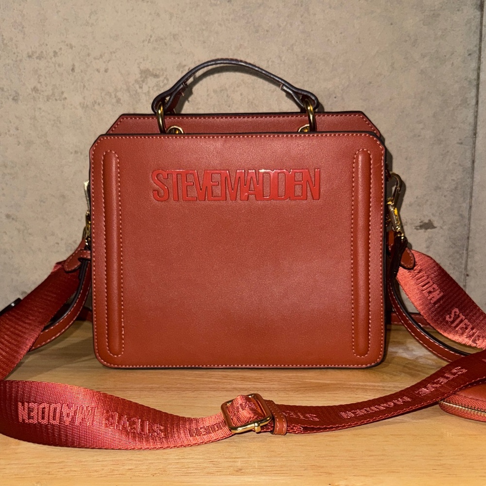 Steve Madden Brick Red Crossbody Bag